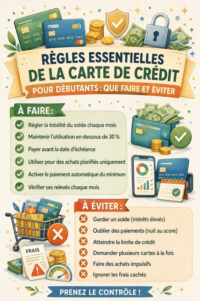 Femme consultant sa carte de crédit et prenant des notes sur ses finances personnelles.