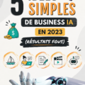 Une femme utilisant un ordinateur pour travailler sur un projet d'intelligence artificielle dans un cadre chaleureux et accueillant.