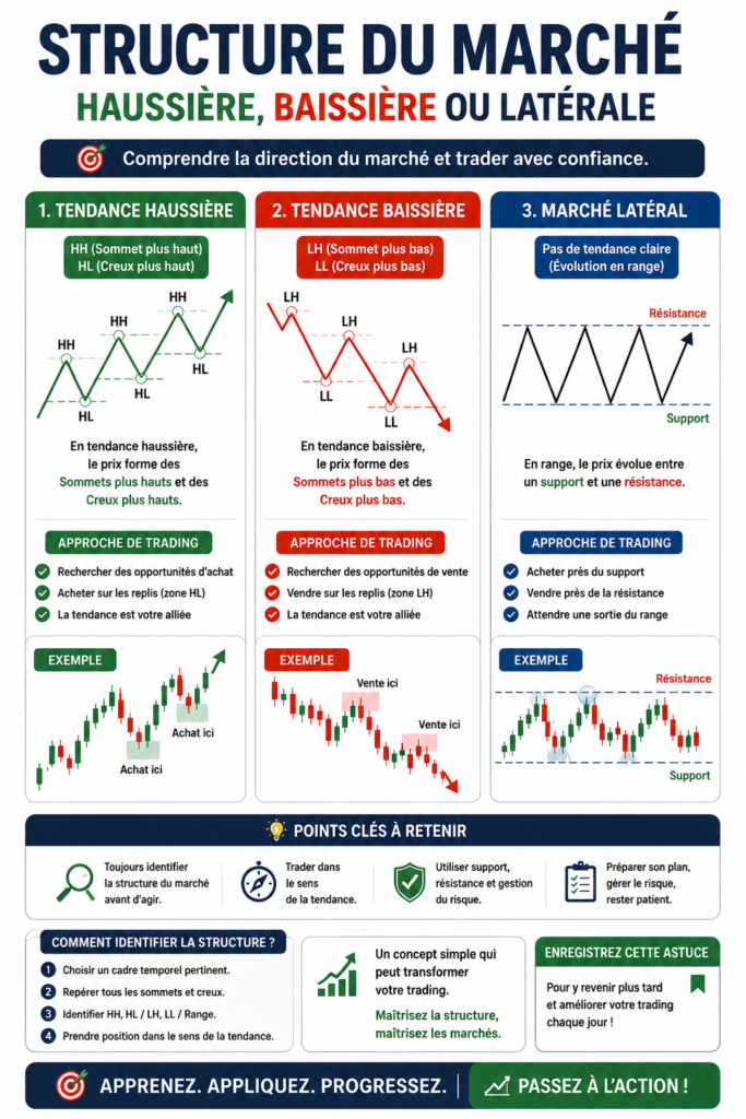 Une femme souriante analysant des graphiques boursiers sur son ordinateur, représentant le thème du trading.
