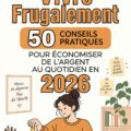 Femme souriante examinant ses finances avec un café.