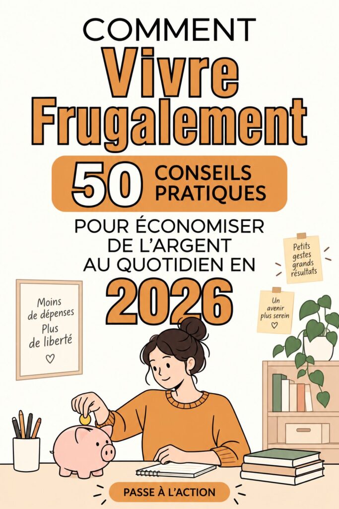 Femme souriante examinant ses finances avec un café.
