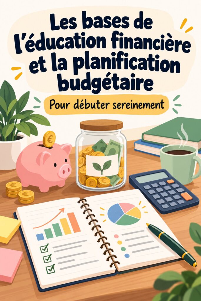 Femme souriante consultant des documents financiers pour la gestion de son budget.