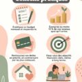 Femme réfléchissant à ses finances personnelles avec des notes et un ordinateur.