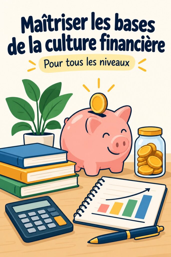 Femme consultant un document financier avec un sourire, symbolisant la littératie financière.