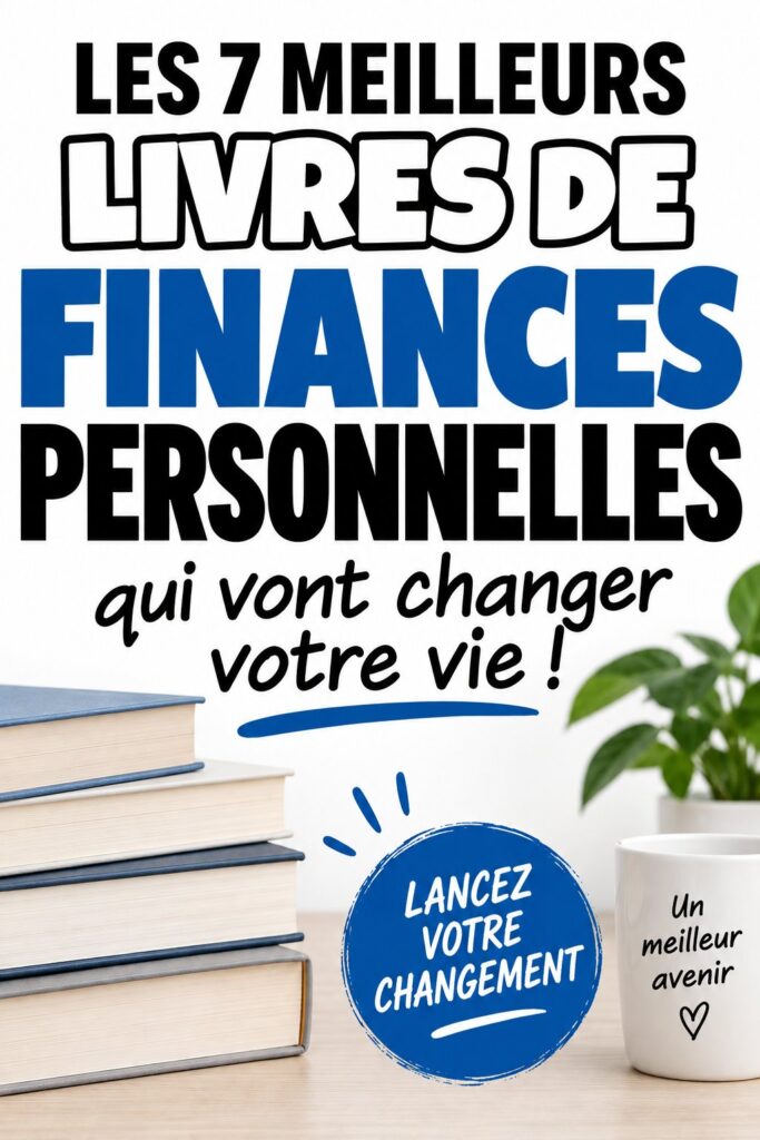 Couverture d'un livre de finance personnelle avec des notes et des stylos