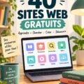 Femme d'âge moyen explorant des sites web gratuits pour économiser de l'argent sur son ordinateur.