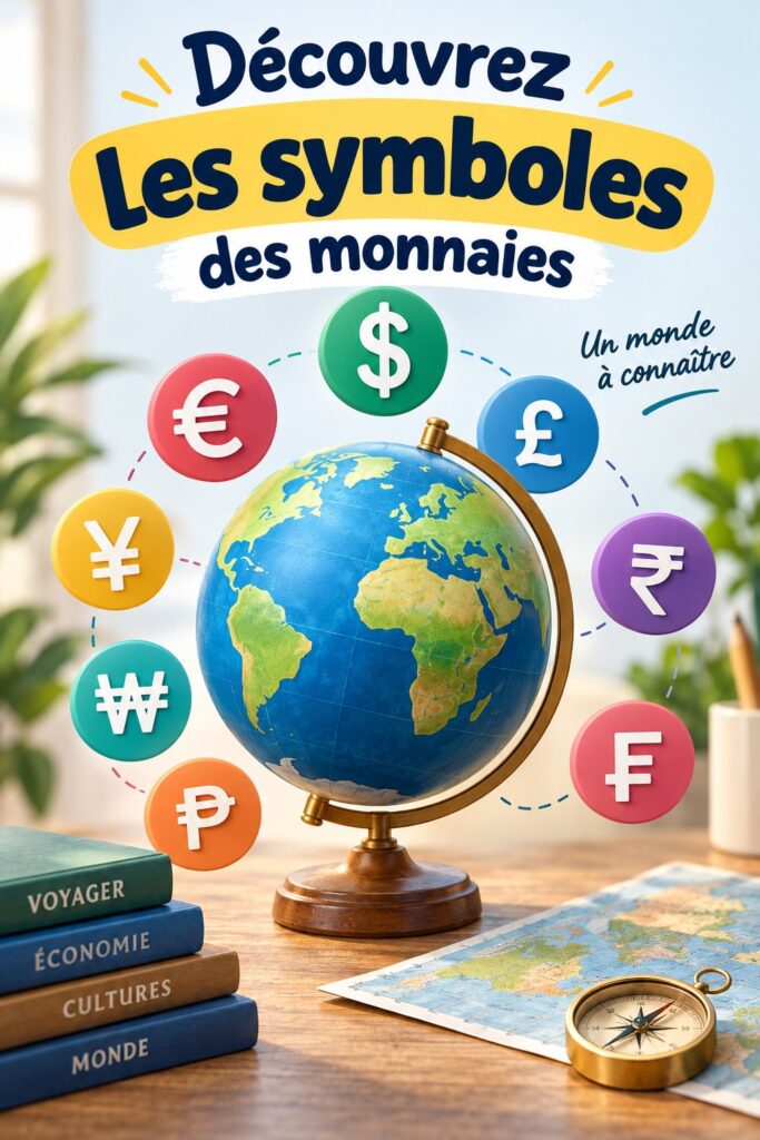 Tableau des symboles monétaires pour les principales devises du monde.