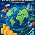 Une femme examine des graphiques économiques pour comprendre l'économie mondiale.