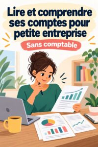 Femme en train d'analyser des états financiers pour sa petite entreprise