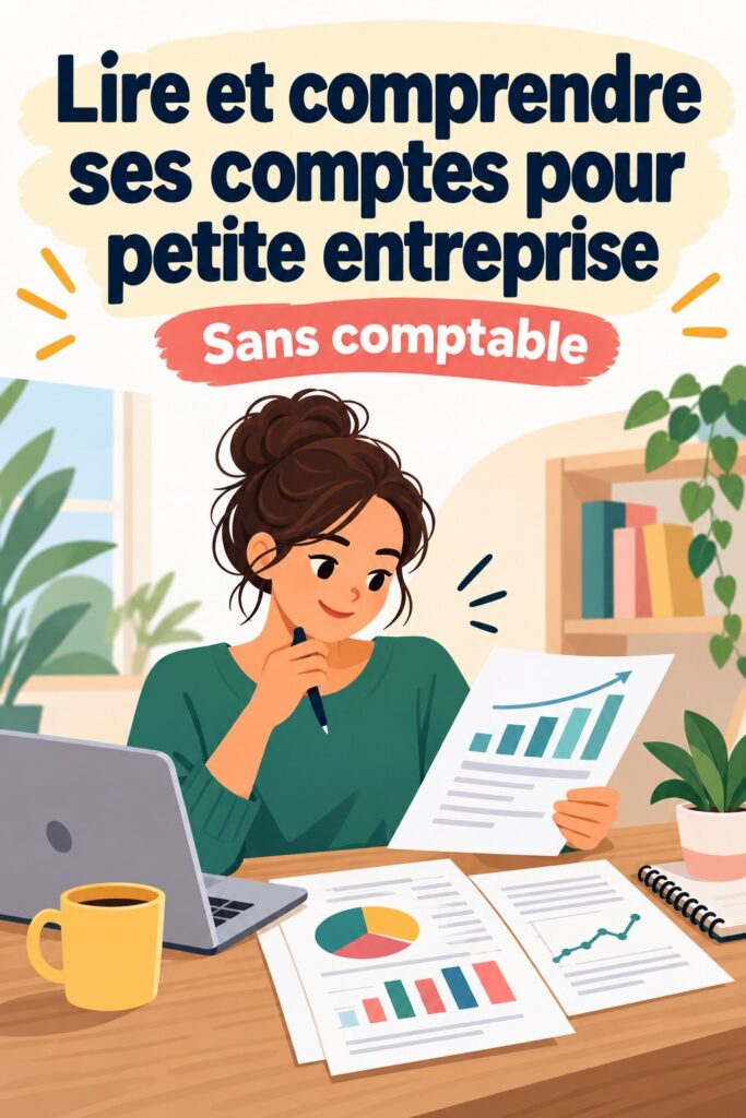 Femme en train d'analyser des états financiers pour sa petite entreprise