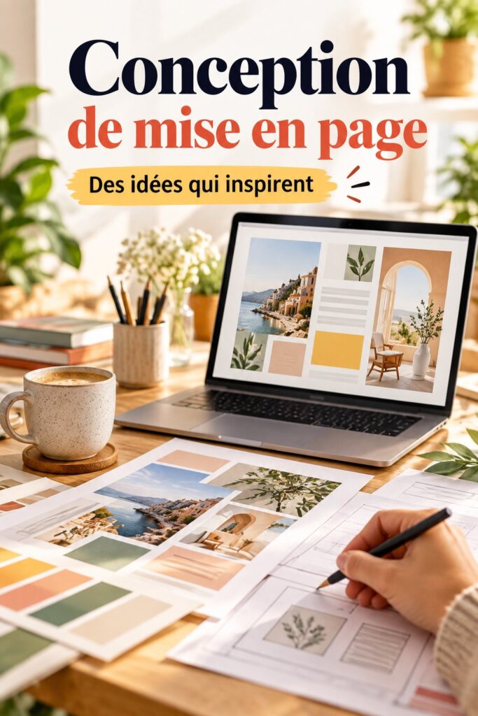 Exemple de mise en page efficace avec des éléments bien équilibrés