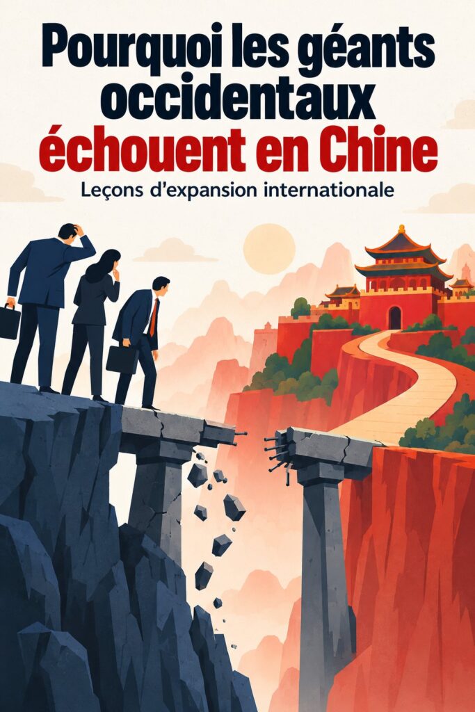 Un graphique illustrant les échecs des entreprises occidentales en Chine
