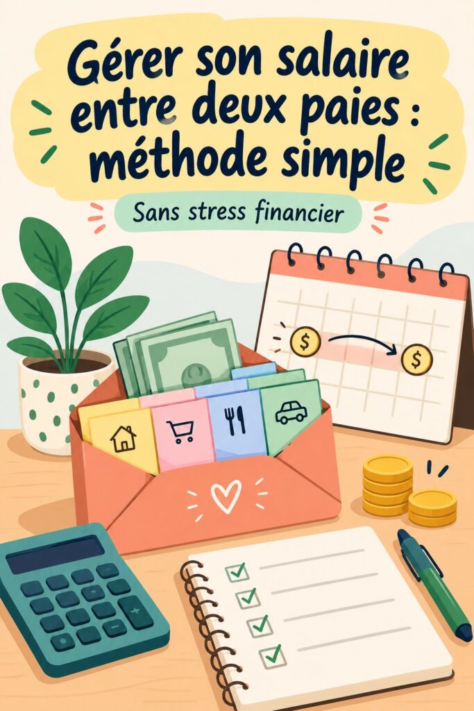 Femme examinant ses finances avec un ordinateur portable, gestion de budget entre deux paies