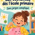 Un parent enseignant à son enfant les bases des économies