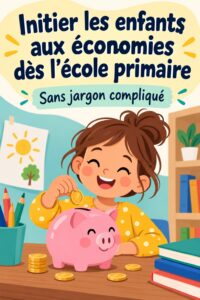 Un parent enseignant à son enfant les bases des économies