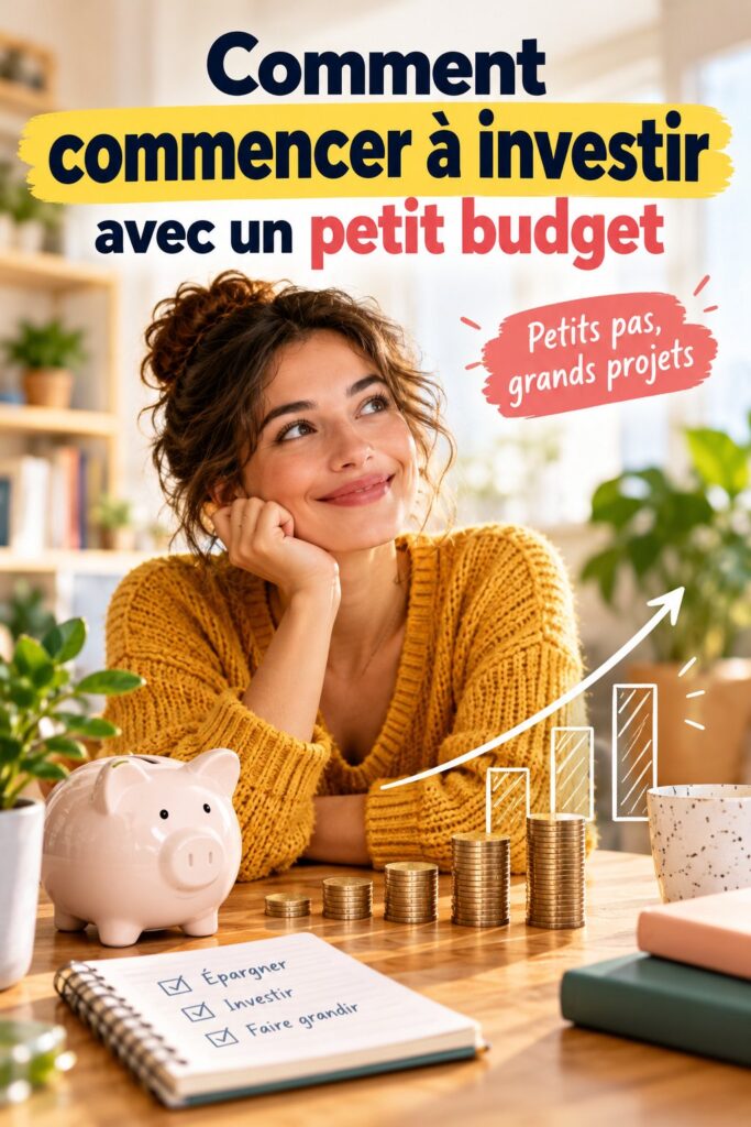 Femme souriante consultant un graphique d'investissement