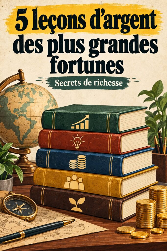 Cinq leçons d'argent des plus riches pour vous inspirer