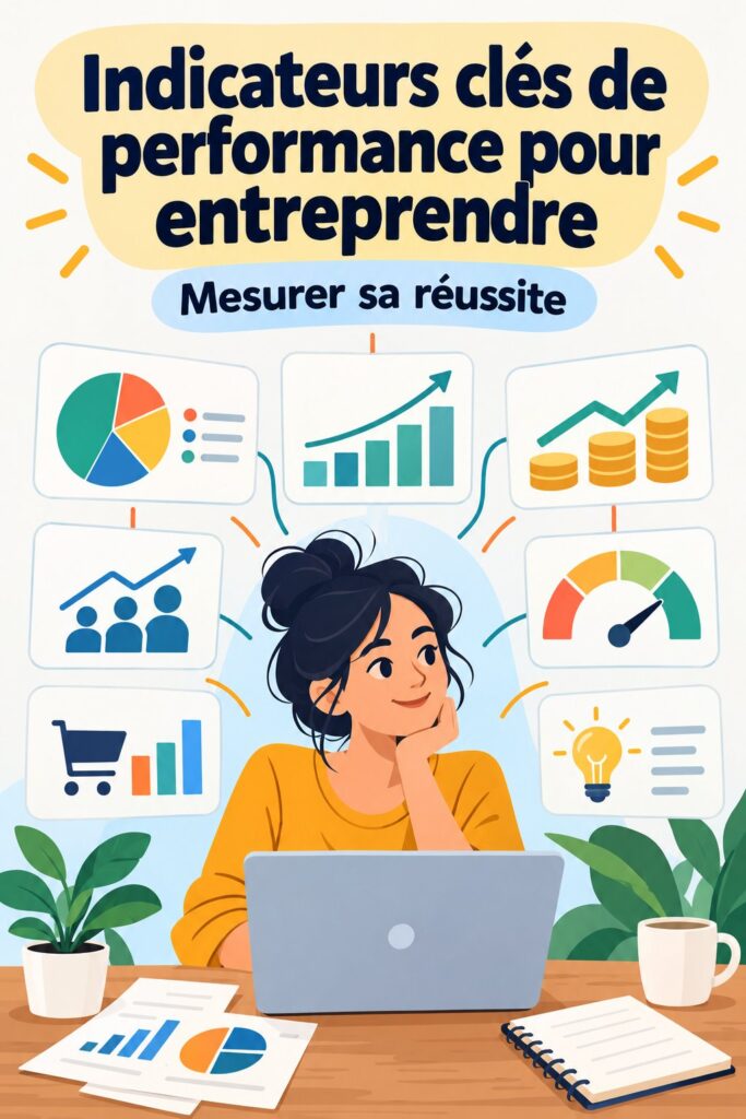 Une femme d'affaires examine des graphiques de KPI sur son ordinateur pour améliorer son entreprise.