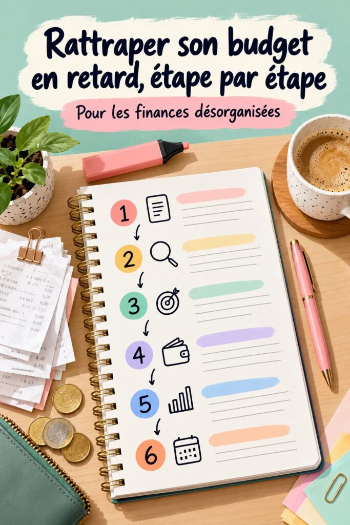 Femme souriante examinant son budget sur un ordinateur portable à la maison.